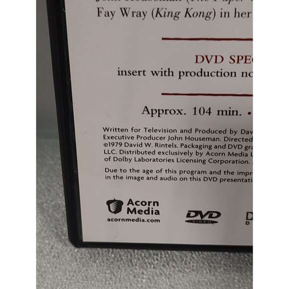 Vntg 1979 Gideon's Trumpet DVD Henry Fonda Hallmark Hall Of Fame CBS Drama Appro - Picture 8 of 10